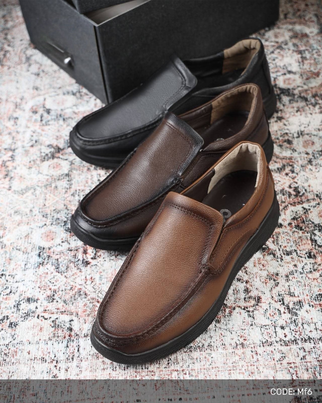 Men's Premium Genuine Leather Shoes with Rubber Sole