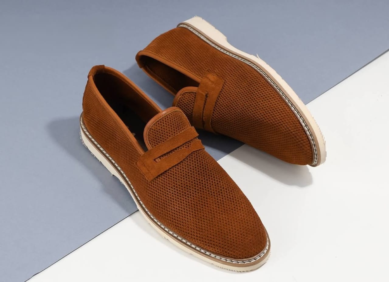 Luxury Suede Leather Shoes for Men – Orthopedic Support