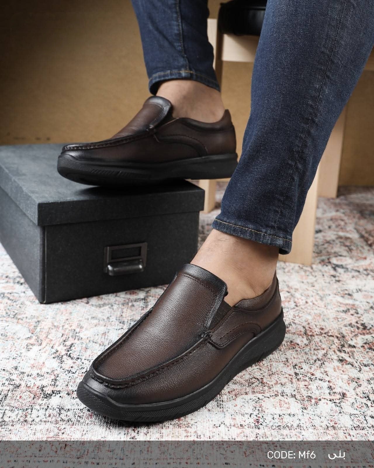 Men's Premium Genuine Leather Shoes with Rubber Sole
