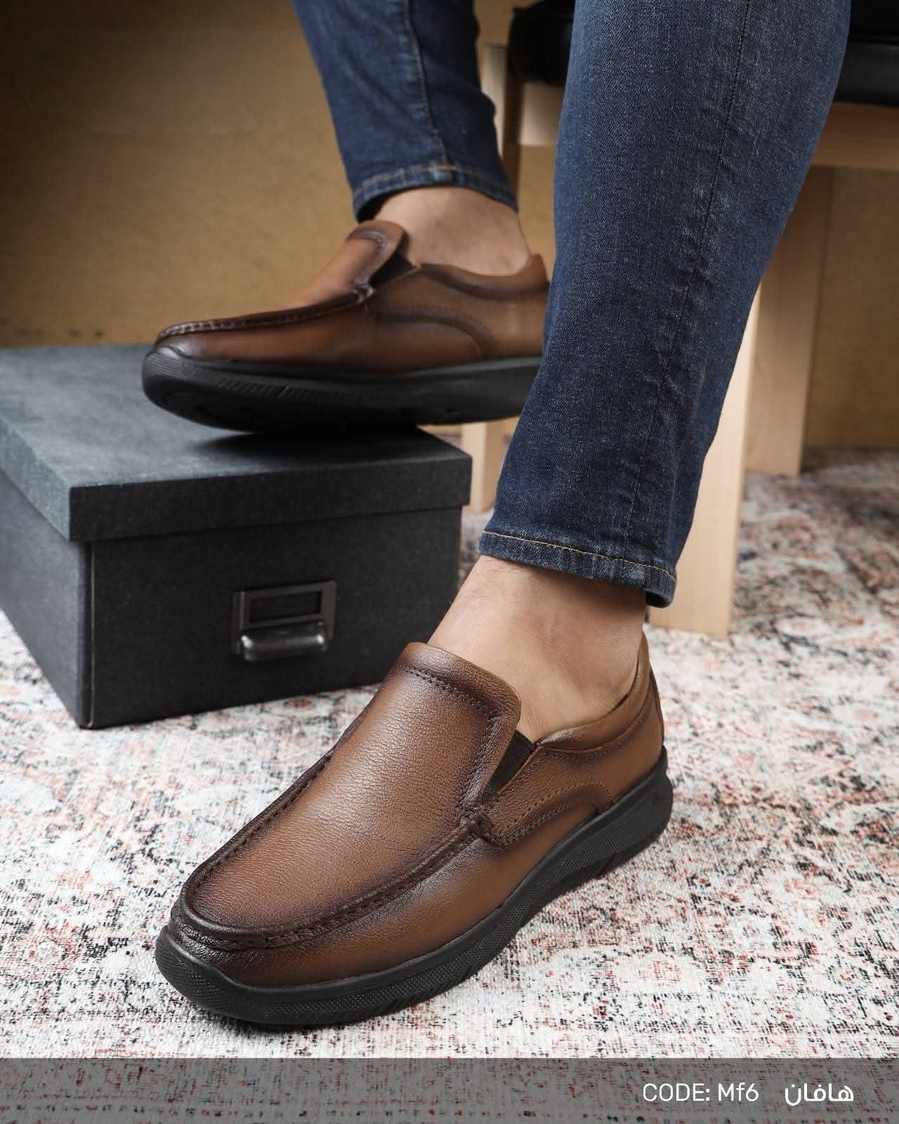 Men's Premium Genuine Leather Shoes with Rubber Sole