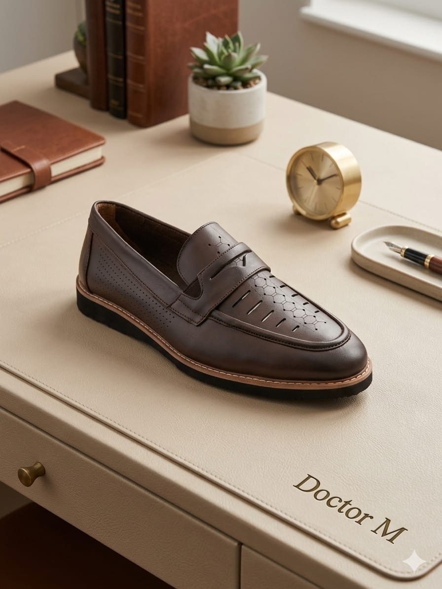 Men’s Genuine Leather Dress Shoes – Premium Support