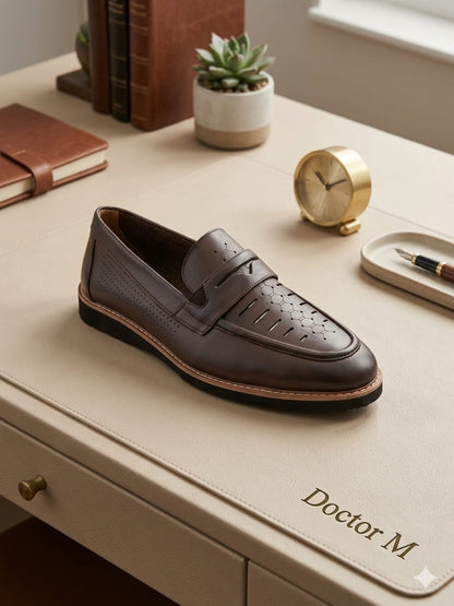 Men’s Genuine Leather Dress Shoes – Premium Support