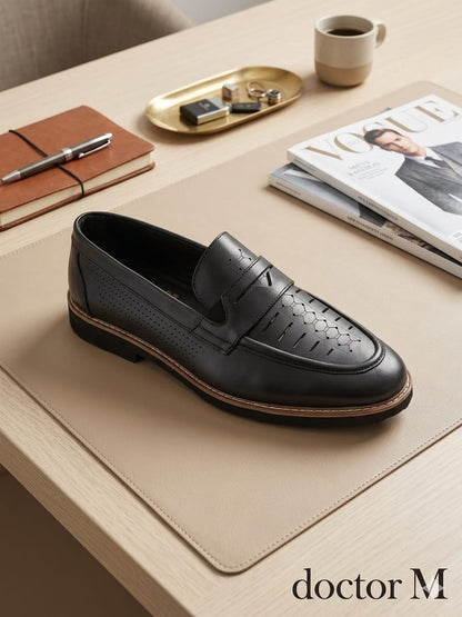 Men’s Genuine Leather Dress Shoes – Premium Support