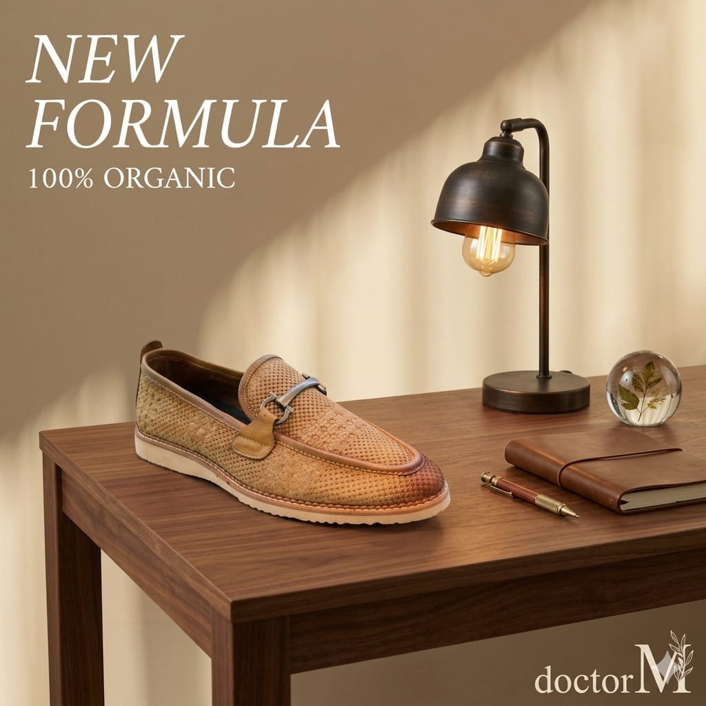 Men's Leather Suede Shoes with Orthopedic Insole