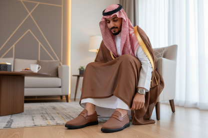 حذاء رجالي جلد طبيعي درجة أولىG-97