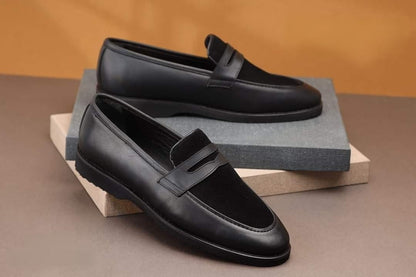 Men’s Genuine Leather & Suede Shoes with EVA Sole