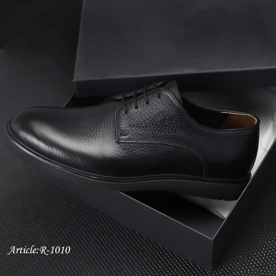 Men’s Genuine Leather Shoes with Rubber Sole