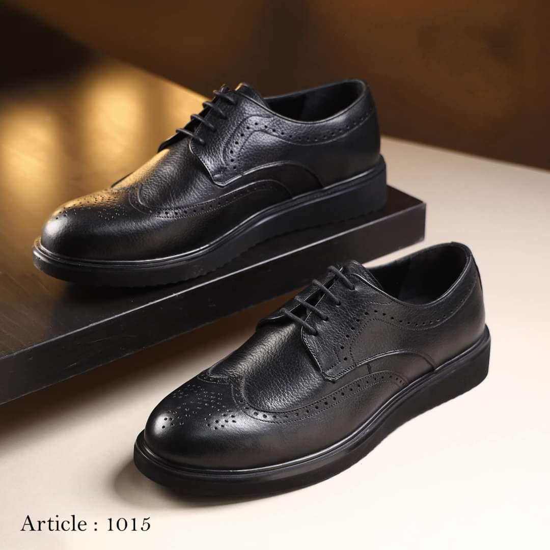 حذاء رجالي اكسفورد جلد طبيعي درجة أولى1015