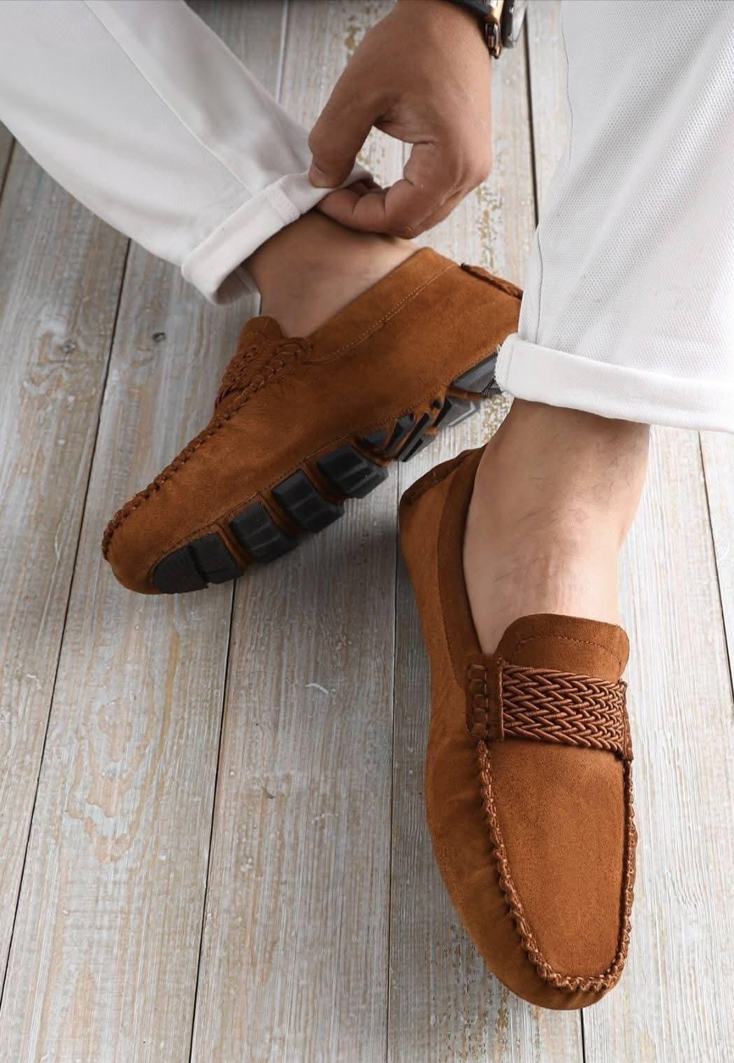 حذاء رجالي سبور شمواه جلد طبيعي درجة أولى400