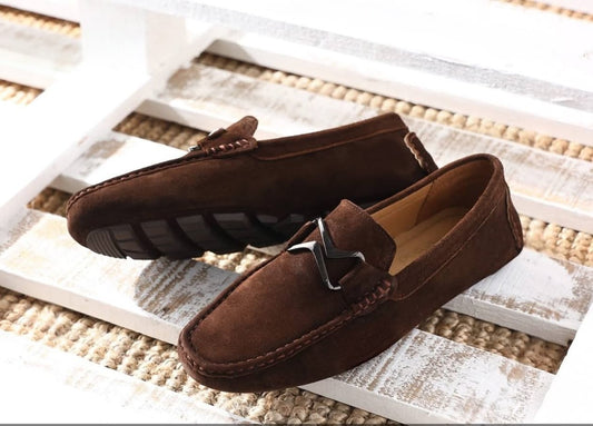 حذاء رجالي سبور شمواه جلد طبيعي درجة أولى401 