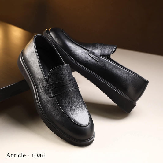 حذاء رجالي جلد طبيعي درجة أولى1035