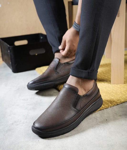 حذاء رجالي جلد طبيعي درجة أولىab5