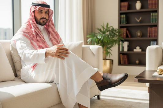 حذاء رجالي جلد طبيعي درجة أولىab3