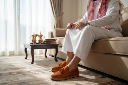 حذاء رجالي جلد طبيعي شمواه سبور219