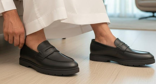 حذاء رجالي جلد طبيعي درجة أولىG-C101