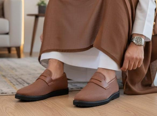 حذاء رجالي جلد طبيعي درجة أولىG-97