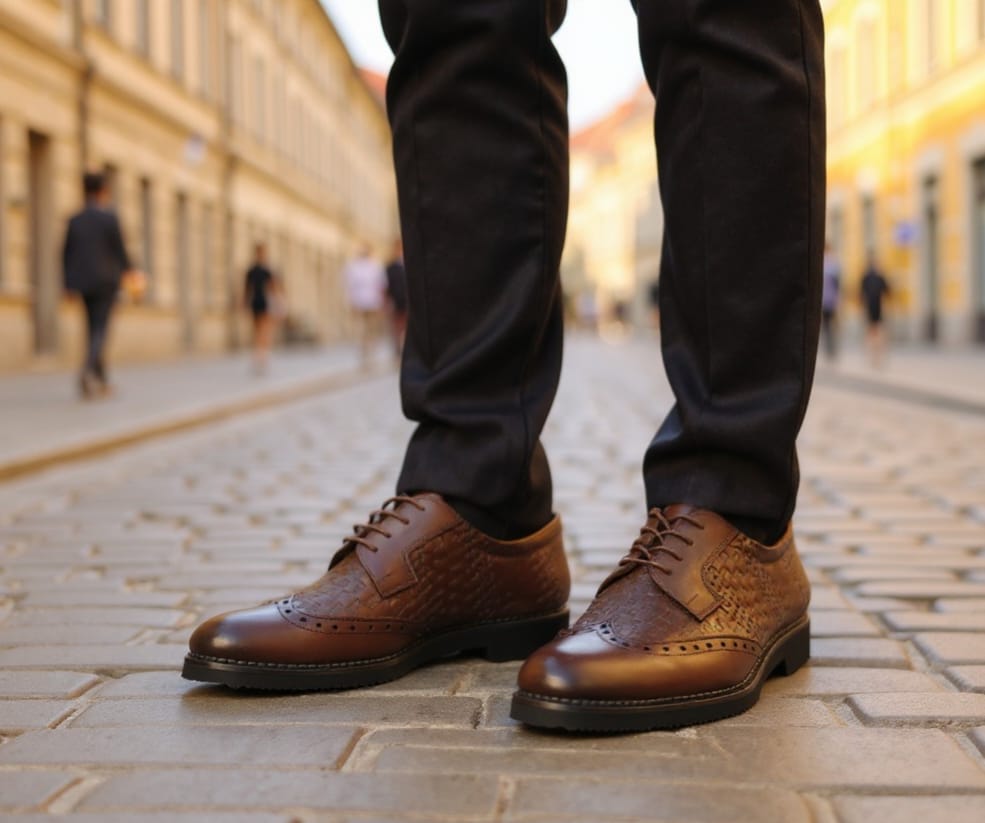 حذاء رجالي جلد طبيعي درجة أولى316