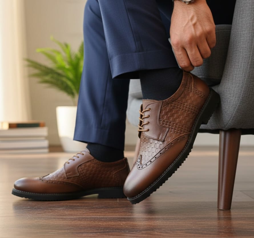 حذاء رجالي جلد طبيعي درجة أولى316