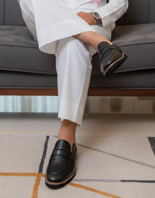 Men’s Genuine Leather Dress Shoes – Premium Support