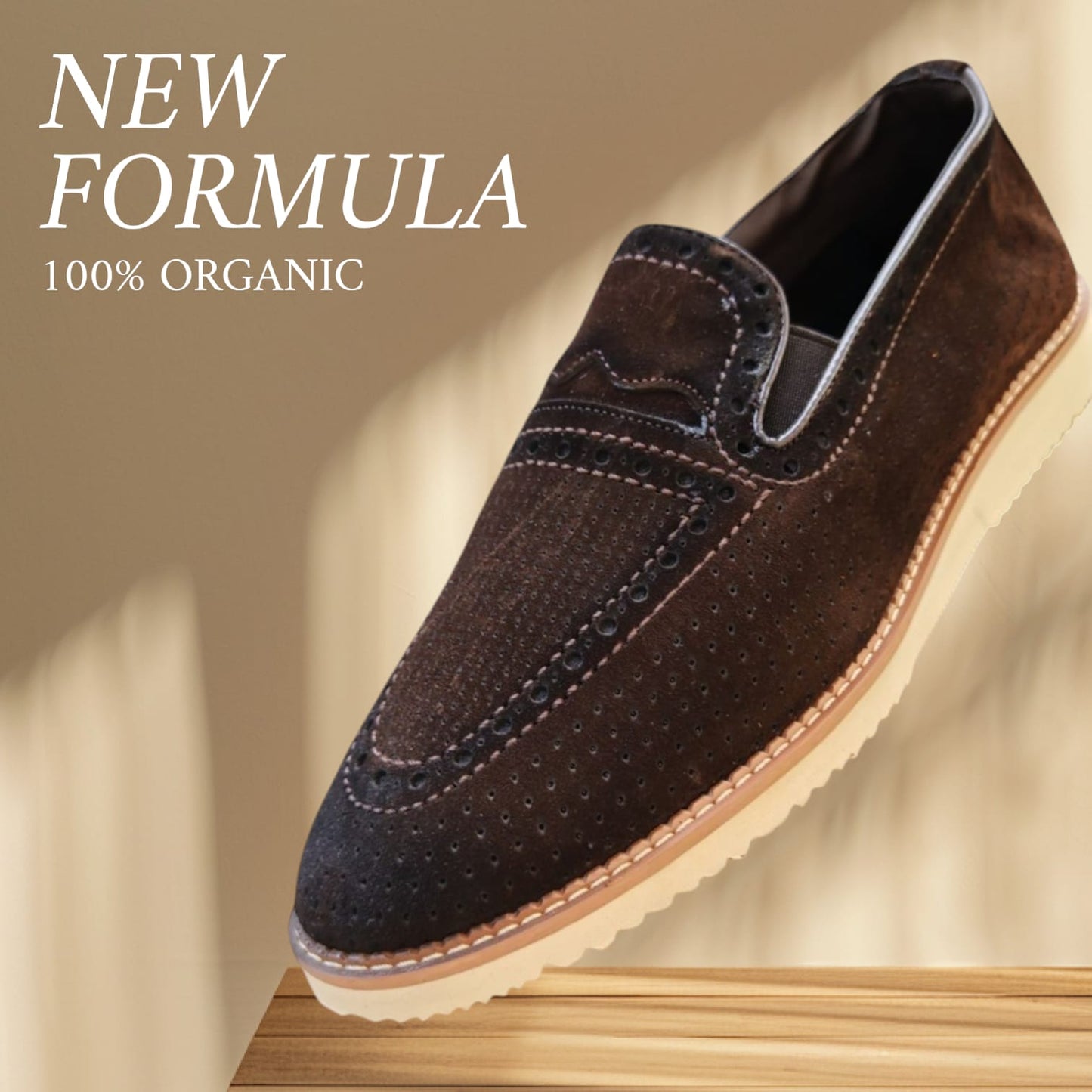 حذاء رجالي جلد طبيعي شمواه سبور508